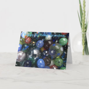 Carte La grand-maman drôle de joyeux anniversaire marbre