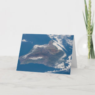 Carte La Grande Île D'Hawaï Et Ses Montagnes