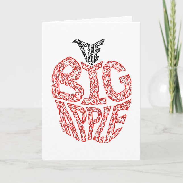 CARTE LA GRANDE POMME (Devant)