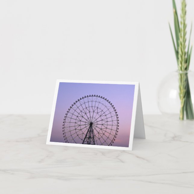 Carte La grande roue : Tokyo (Devant)