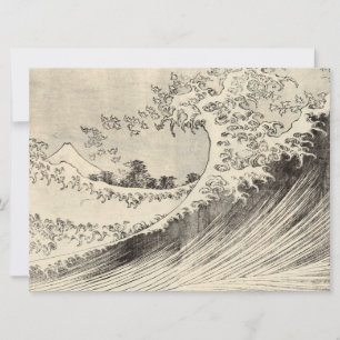 Carte La Grande Vague (par Katsushika Hokusai)