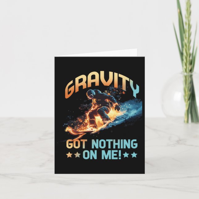 Carte La Gravité n'a rien de moi (Devant)