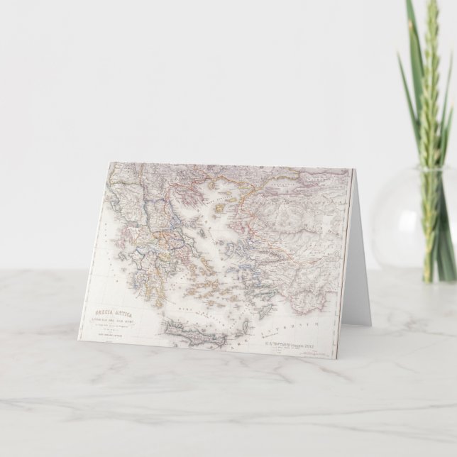 Carte La Grèce antique (Devant)