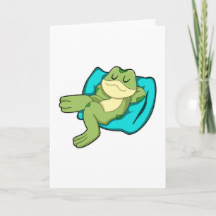 Carte La grenouille au coucher du Coussin