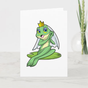 Carte La grenouille comme mariée au Mariage avec la Cour