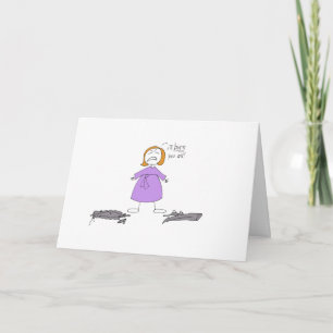 Carte La grossesse est bosse