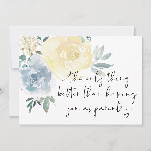 Carte La grossesse révèle de nouveaux grands-parents Je  (Devant)