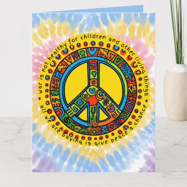 Carte La Guerre Personnalisée N'Est Pas Une Citation Sai (Devant)