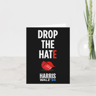 Carte La haine - Pas de Casquette maga Voter Kamala Harr