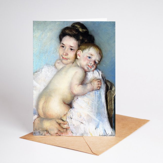 Carte La jeune mère | Mary Cassatt (Créateur téléchargé)