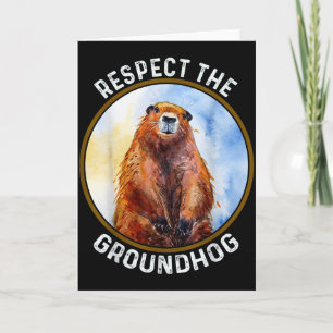 Carte La Journée de la marmotte Respectez la marmotte 