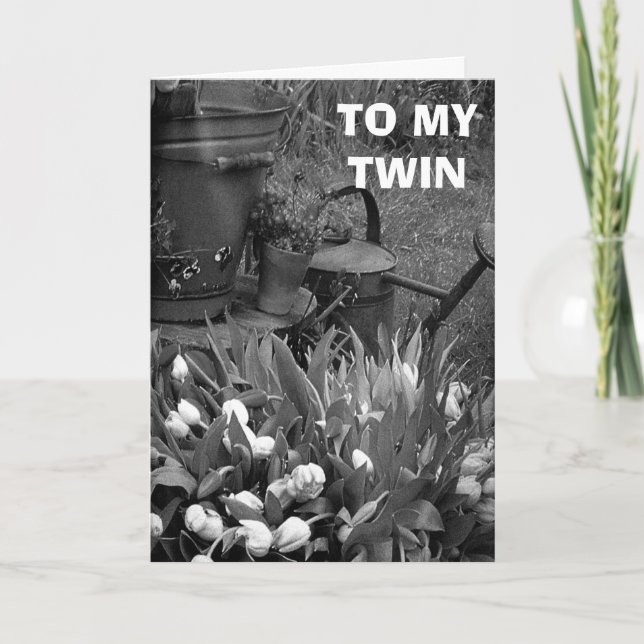 CARTE LA JOURNÉE DES MÈRES À UN JUMEAU SPÉCIAL DANS VOTR (Devant)