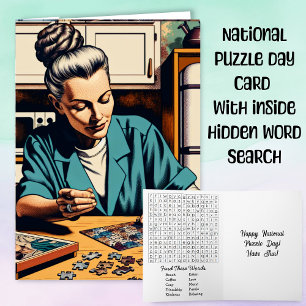 Carte La Journée nationale des puzzle est le 29 janvier