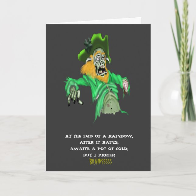 Carte la journée zombie st. patricks (Devant)