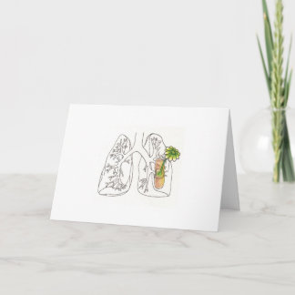 Carte là, là poumons