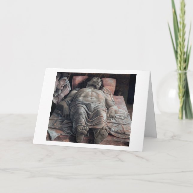 Carte La lamentation sur le Christ mort, Mantegna (Devant)