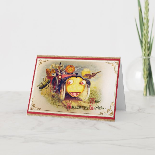 Carte La lanterne d'Halloween (Devant)