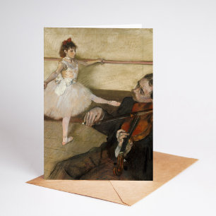 Carte La leçon de danse   Edgar Degas