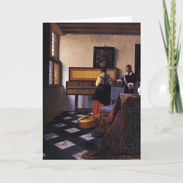 Carte La leçon de musique (Devant)