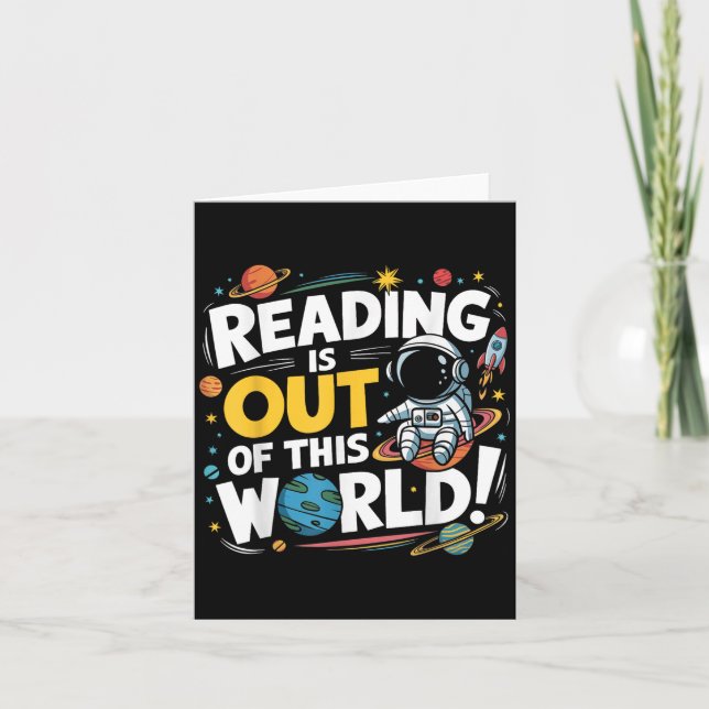 Carte La Lecture Drôle Est Sortie De Ce Monde L'Amour Du (Devant)