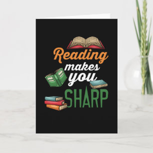 Carte La lecture vous rend perspicace