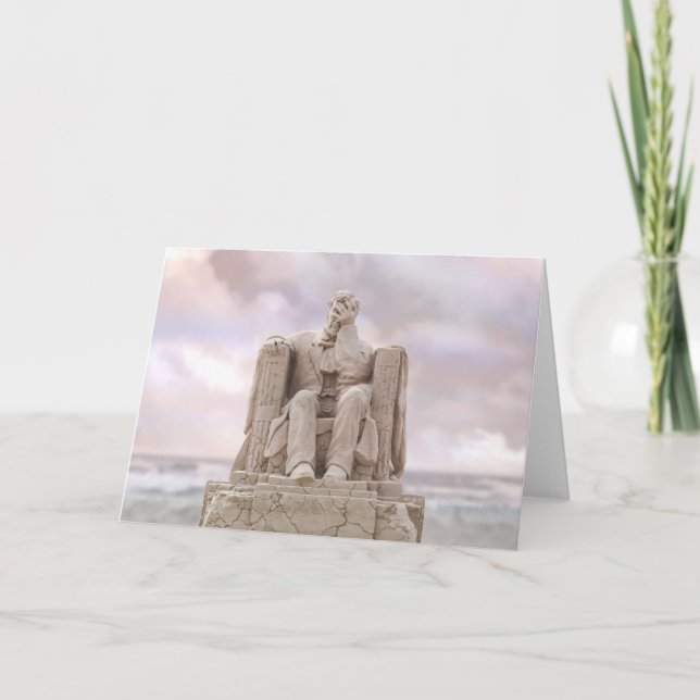 Carte La liberté est en train de s'écrouler (Devant)