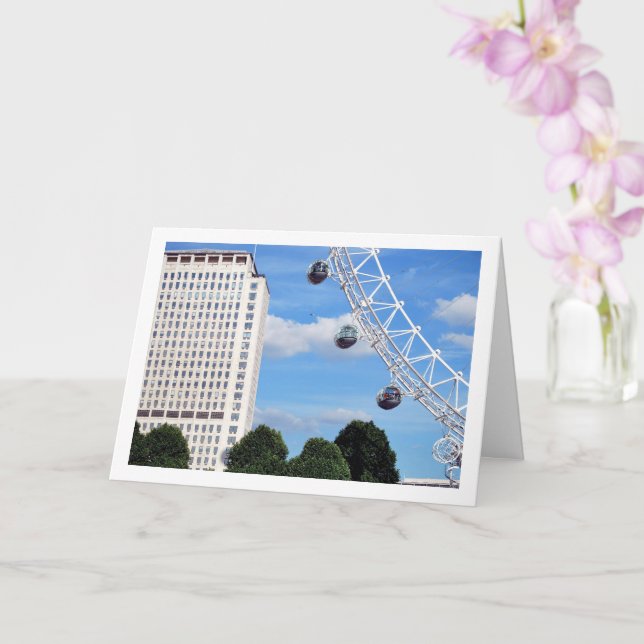 Carte La London Eye, Londres, Angleterre (Orchidée)