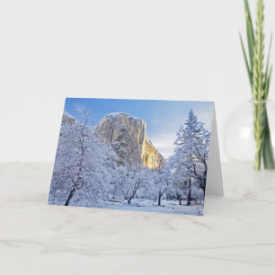 Carte La lumière du lever du soleil frappe El Capitan à