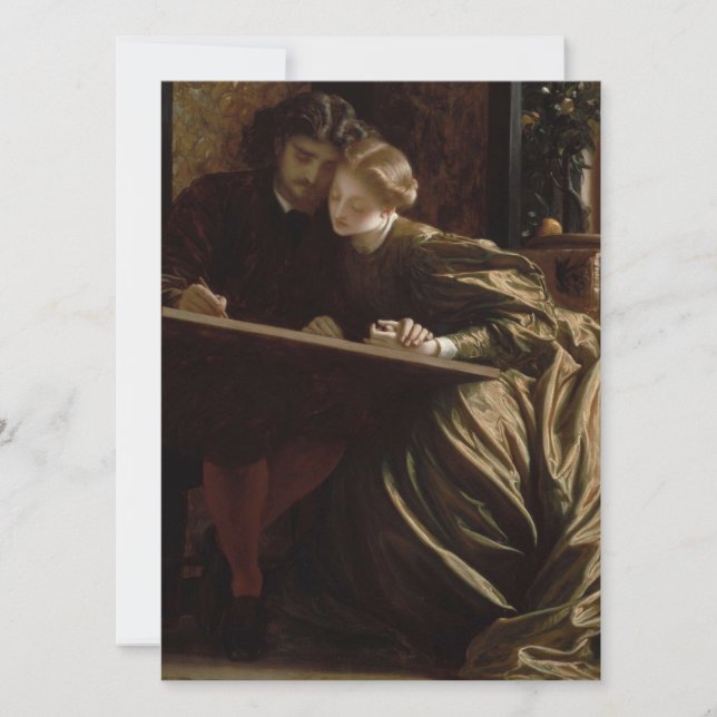 Carte La Lune de miel du peintre (de Frederic Leighton) (Devant)
