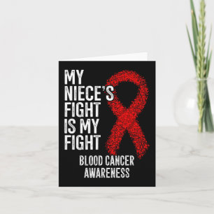 Carte La lutte de ma nièce est ma lutte contre le cancer