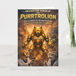 Carte La machine de guerre féline ultime en pétrole salu