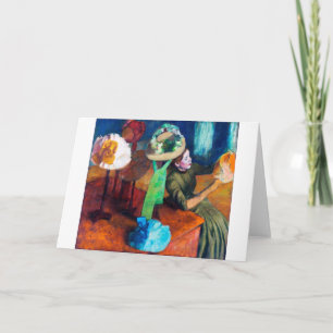 Carte La Magasine De Fabriques, Edgar Degas