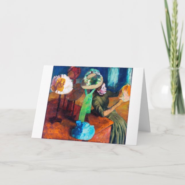 Carte La Magasine De Fabriques, Edgar Degas (Devant)