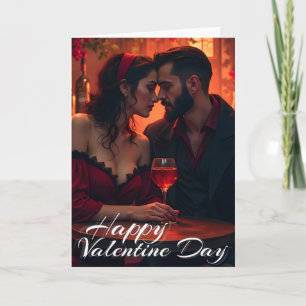 Carte La magie de la Saint-Valentin avec une tendresse r