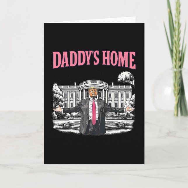 Carte La Maison de Papa Maison Blanche 2025 Président Tr (Devant)