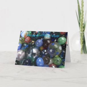 Carte La maman drôle de joyeux anniversaire marbre la