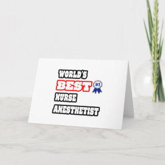 Carte La meilleure infirmière anesthésiste du monde