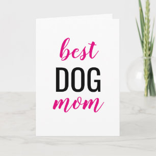 Carte La meilleure maman de chien