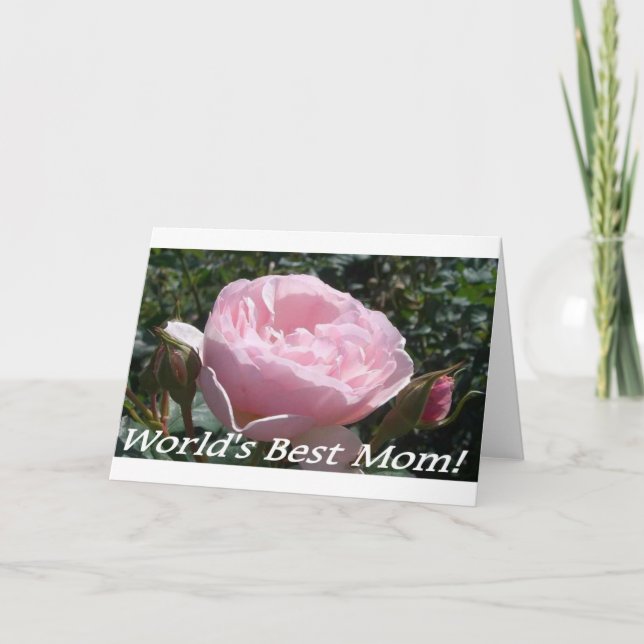 Carte La meilleure maman des mondes (Devant)