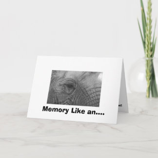 Carte La mémoire aiment….
