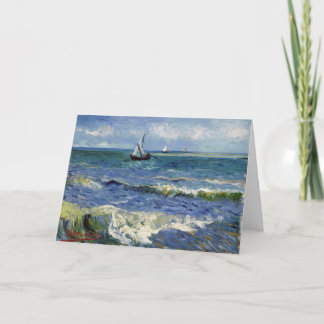 Carte La mer à Saintes Maries - Vincent Van Gogh