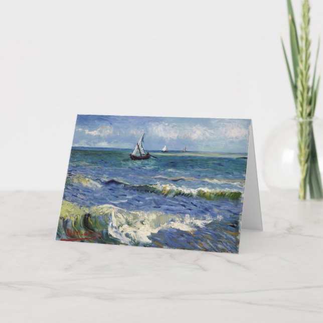 Carte La mer à Saintes Maries - Vincent Van Gogh (Devant)