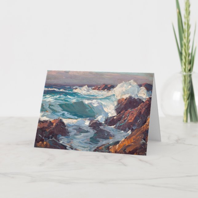 Carte La mer de Californie | Edgar Alwin Payne (Devant)