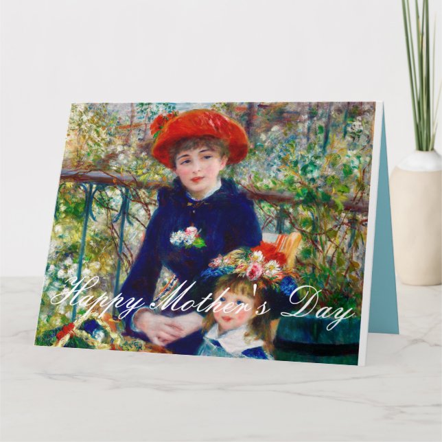 Carte La mère et l’enfant de Renoir (Devant)