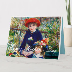 Carte La mère et l’enfant de Renoir