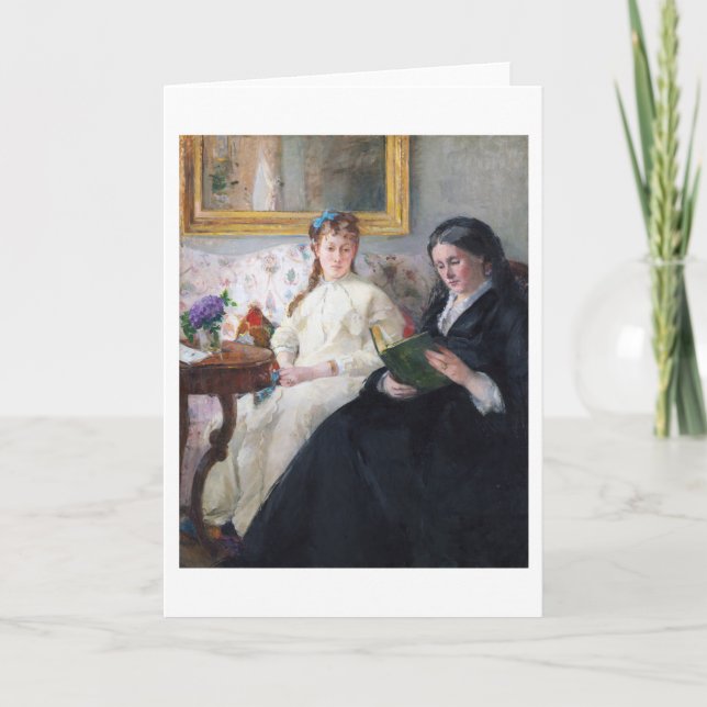 Carte La mère et la soeur de l'artiste, Berthe Moriso (Devant)