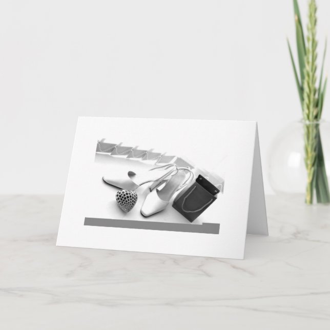 CARTE LA "MODE DU SOIR" DE LA FEMME SOUHAITE (Devant)