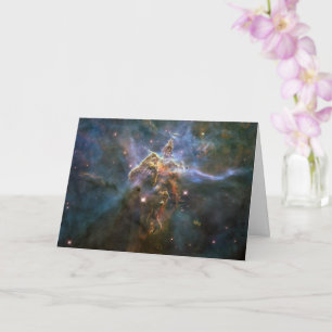 Carte La montagne mystique en Carina Nebula Espace Hubbl