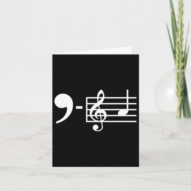 Carte La Music Notes Kamala Harris Supporter Music Teach (Devant)