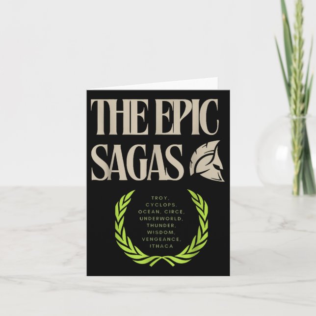 Carte La musique épique Sagas Odysseus (Devant)